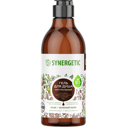Гель для душа 380 мл SYNERGETIC, Кофе и зеленый лайм