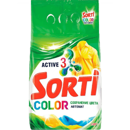 Стиральный порошок 1,5 кг "Sorti" автомат, Колор