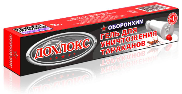 Гель шприц для уничтожения тараканов Дохлокс Панацея 30 г