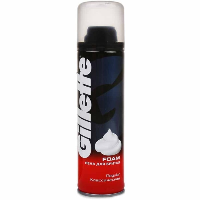 Пена для бритья 200 мл "Gillette", Regular (классическая) Пена для бритья 200 мл "Gillette", Regular (классическая)