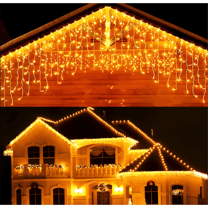 Гирлянда Бахрома 20 м, 320 L, уличная, теплый/холодный свет Гирлянда Бахрома 20 м, 320 L, уличная, теплый/холодный свет
