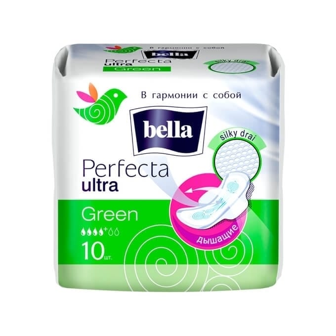 Прокладки "Bella" perfecta ULTRA green (10 шт.упак) Прокладки "Bella" perfecta ULTRA green (10 шт.упак)