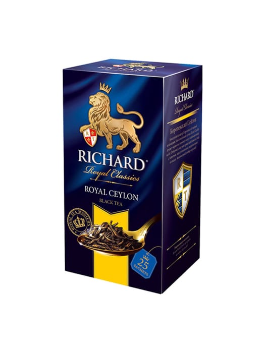 Чай 25 пакетиков, "RICHARD" черный, Роял Цейлон Чай 25 пакетиков, "RICHARD" черный, Роял Цейлон